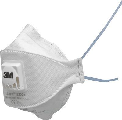 3M 9322 AURA FFP2 Ventilli Koruyucu Maske