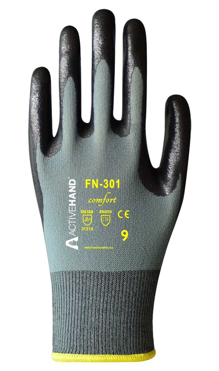 FN-301 Köpük Nitril Kaplamalı Eldiven