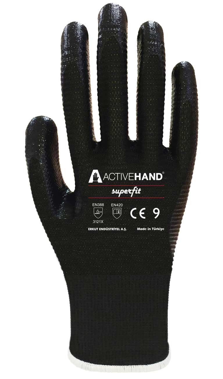 Süperfit Nitril Kaplamalı Eldiven