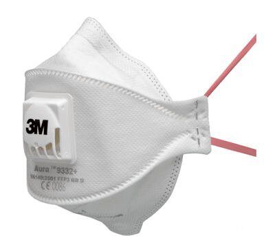 3M  9332 +  Aura  Partikül Solunum Maskesi,FFP3