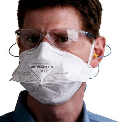 3M 9152E FFP2 Ventilsiz Toz ve Sis Maskesi