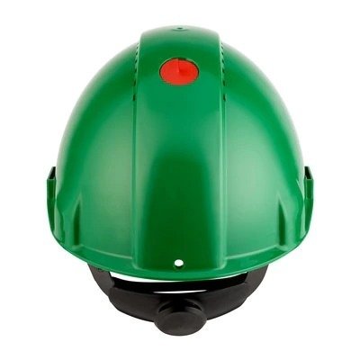3M™ Sert Başlık, Uvicator, Mandallı, Havalandırmalı, Plastik Ter Bantlı, Yeşil Baret, G3000NUV-GP
