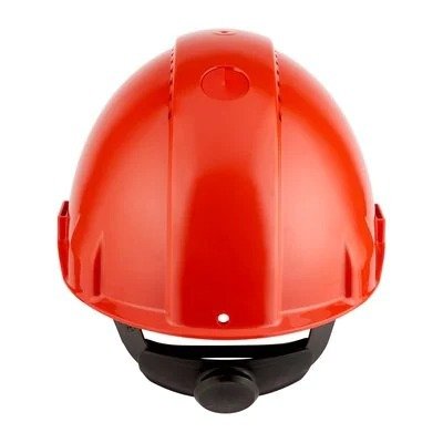 3M™ Sert Başlık, Uvicator, Mandallı, Havalandırmalı, Plastik Ter Bantlı, Kırmızı Baret, G3000NUV-RD