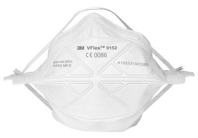 3M 9152E FFP2 Ventilsiz Toz ve Sis Maskesi
