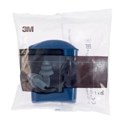 3M 1271 Yıkanabilir Kulak Tıkacı Kordonlu