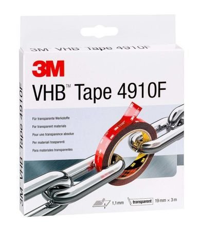 3M VHB Akrilik Çift Taraflı Köpük Bant 4910F 19 mm x 33 m